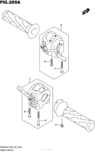 AN400 (ABS) Рулевые переключатели