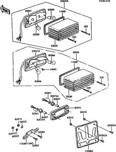 ZX550 Taillight(s)(1 / 2)