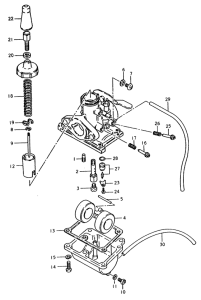 TS50 Carburetor assy
