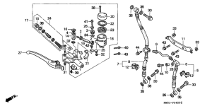 CBR900RR Fr. brake master cylinder