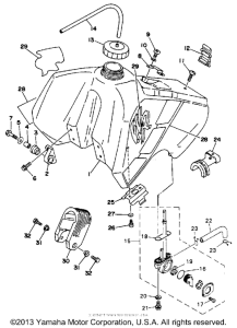 WR500ZD Топливный бак