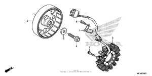 CBR600RR (ABS) Генератор