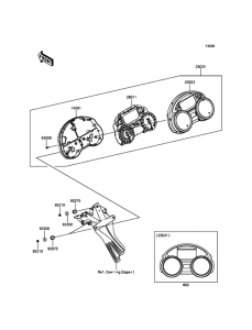 ZX1400 Приборы