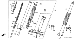 XLX350 Transom + tube