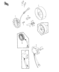 KZ1000 Generator / regulator