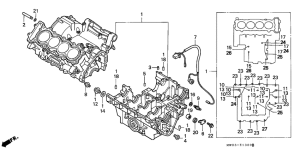 CBR900RR Картер двигателя