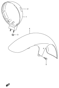 VS600 Фара головного света