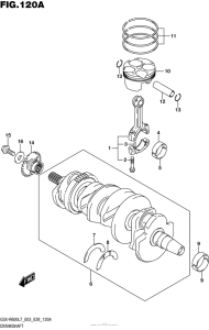 GSX-R600 Коленвал