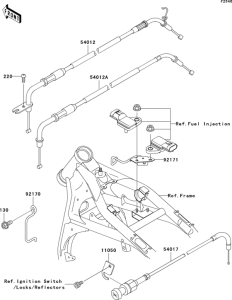 VN1500 Тросы управления