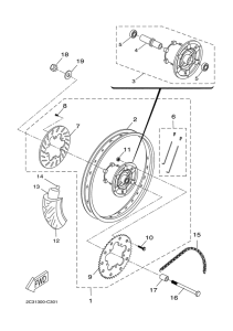 DT50RSM Заднее колесо 2