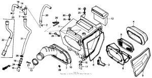 XR250R Air cleaner 86-91
