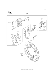  Передний тормоз