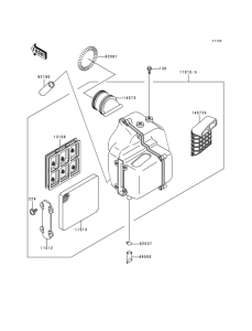 BJ250 Воздушный фильтр