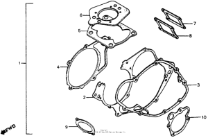 CR125R Gasket kit 81-82