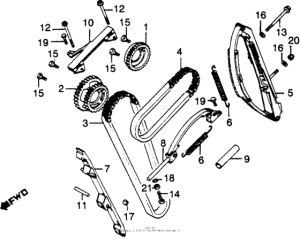 CBX Cam chain + tensioner