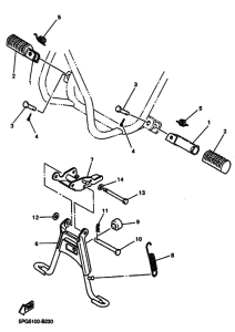 PW50 Support & repose pied