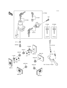 KL650 Замок зажигания