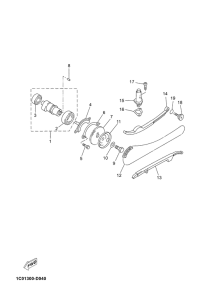 YP250R Camshaft & chain