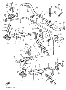 XJ900S Система забора воздуха