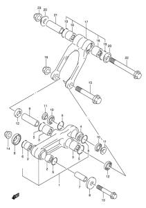 RM80 Втулки заднего рычага
