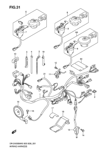 DR-Z400 Жгут проводов