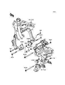 EX400 エンジンマウント