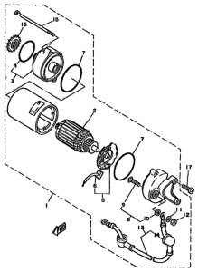 SR250 Стартер