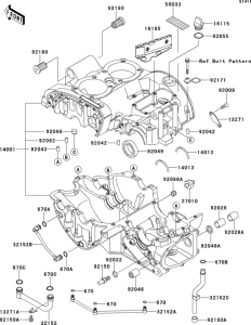 EJ650 Картер двигателя