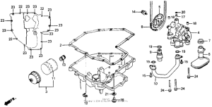 CB1000F Маслянный поддон