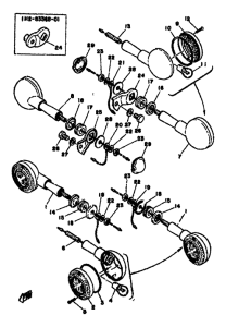 XS500 Поворотники