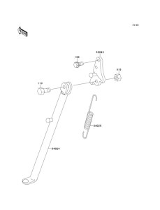 KX60 Подножка