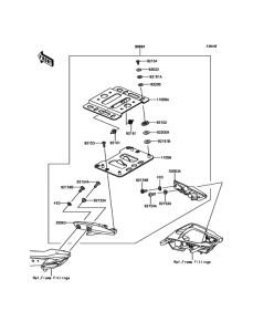 KLE650 Accessory(Topcase Bracket)