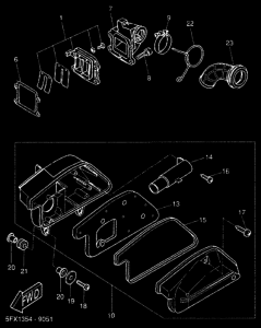CW50RS Впускная система