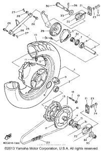 FJ1200AE Переднее колесо