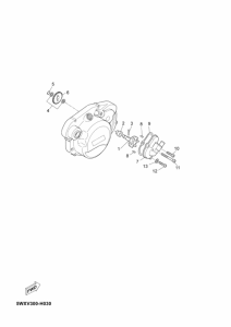 TZR50 Водяная помпа