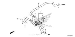 CB1100S (ABS) Воздушный регулирующий клапан