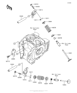 BR125 Клапана