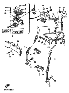 XVZ13DA Передний тормозной цилиндр