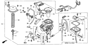 NSS250 Carburetor assy