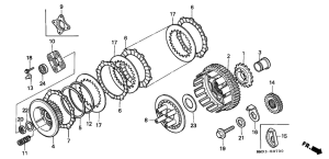 XL600V Бендикс