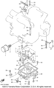 XVZ13LTLC Масляный фильтр