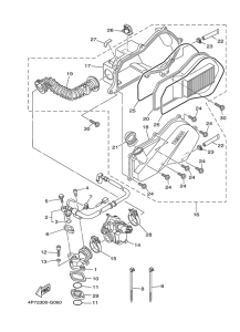 XC125E Впускная система