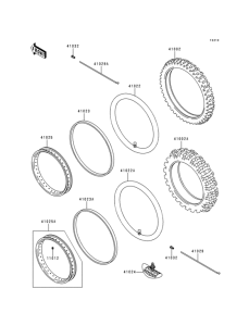 KDX125 Покрышки