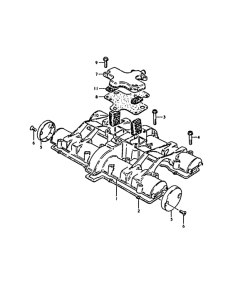 GS1000 Крышка головки цилиндров