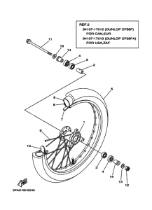 YZ85LW Transom + tube