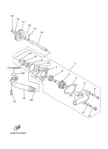 YP250 Водяной насос