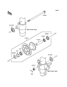  Переднее колесо