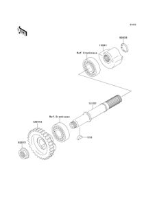 BJ250 Валансирный вал