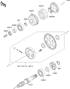 ZL600 Secondary shaft