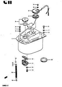 CS80 Tank fuel